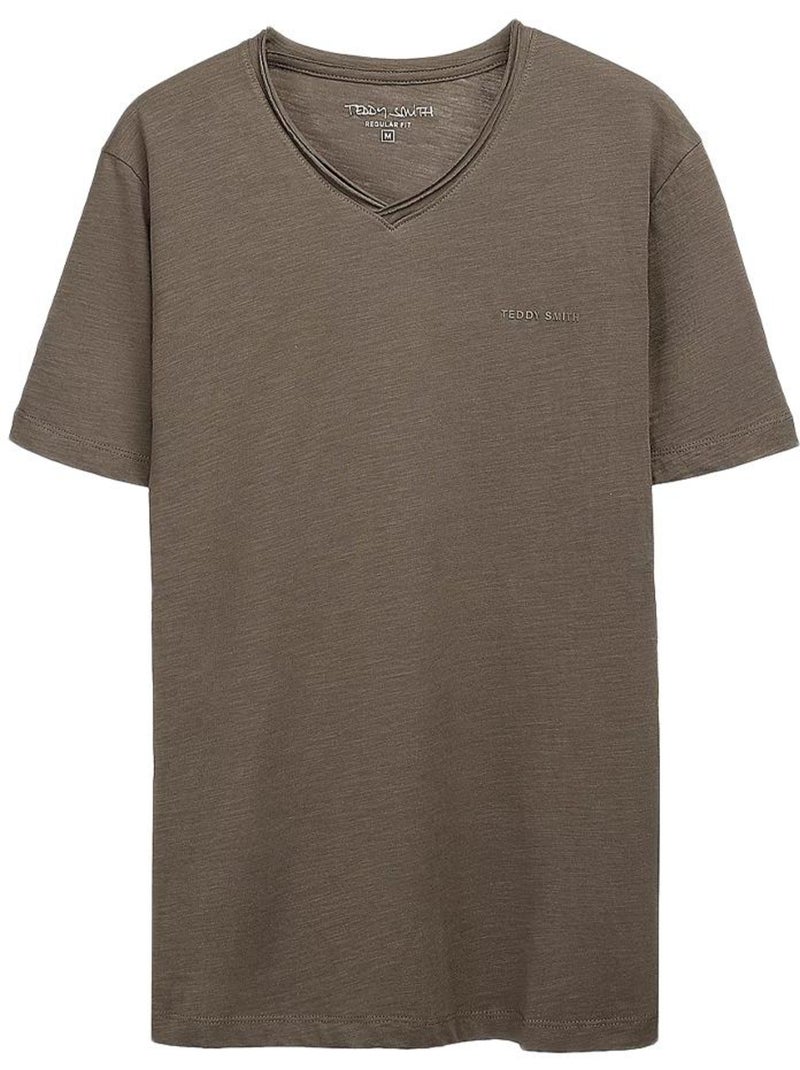 T-shirt Uomo Teddy Smith Verde kaki chiaro - Kiabi