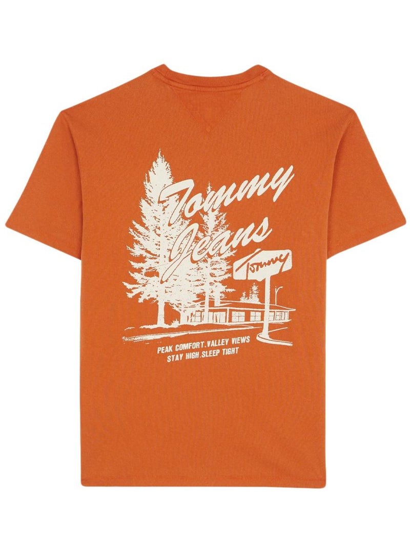 T-Shirt Uomo Tommy Hilfiger Arancione - Kiabi