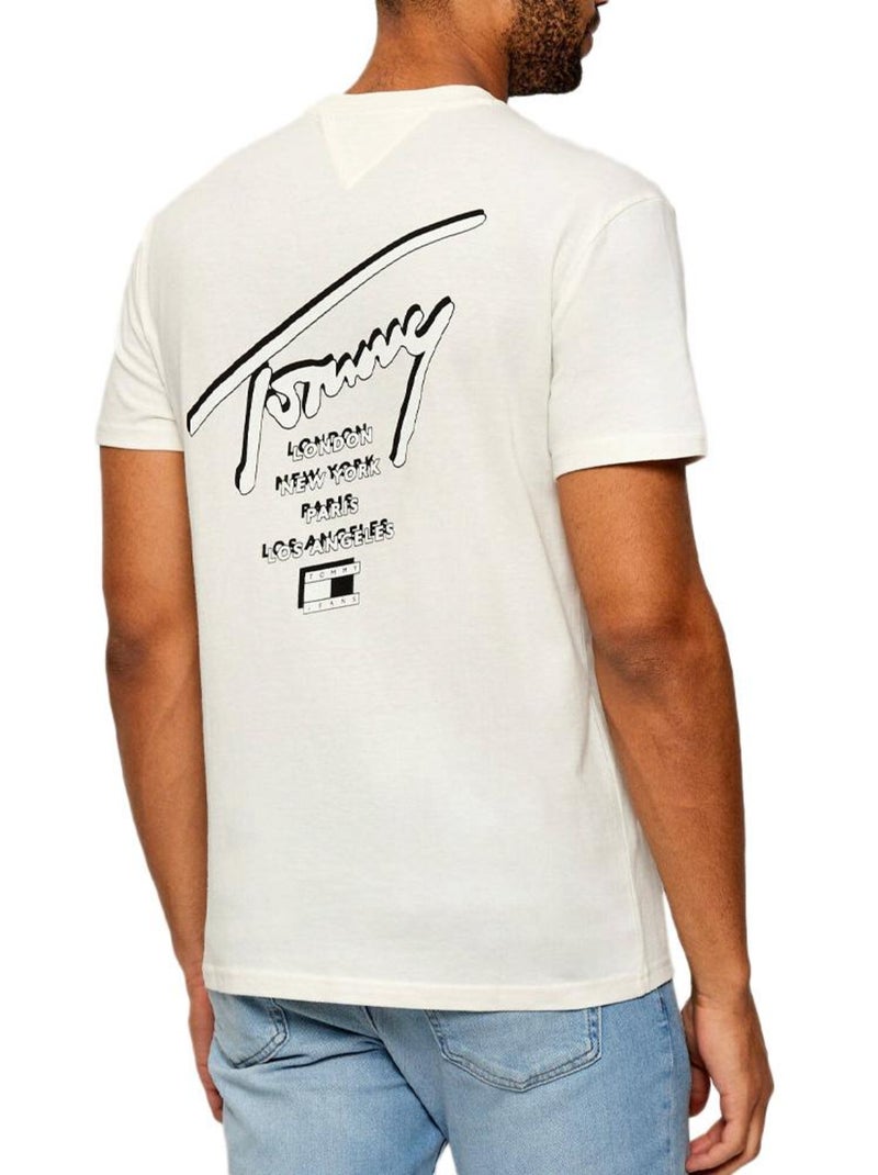 T-shirt Uomo Tommy Hilfiger Bianco - Kiabi