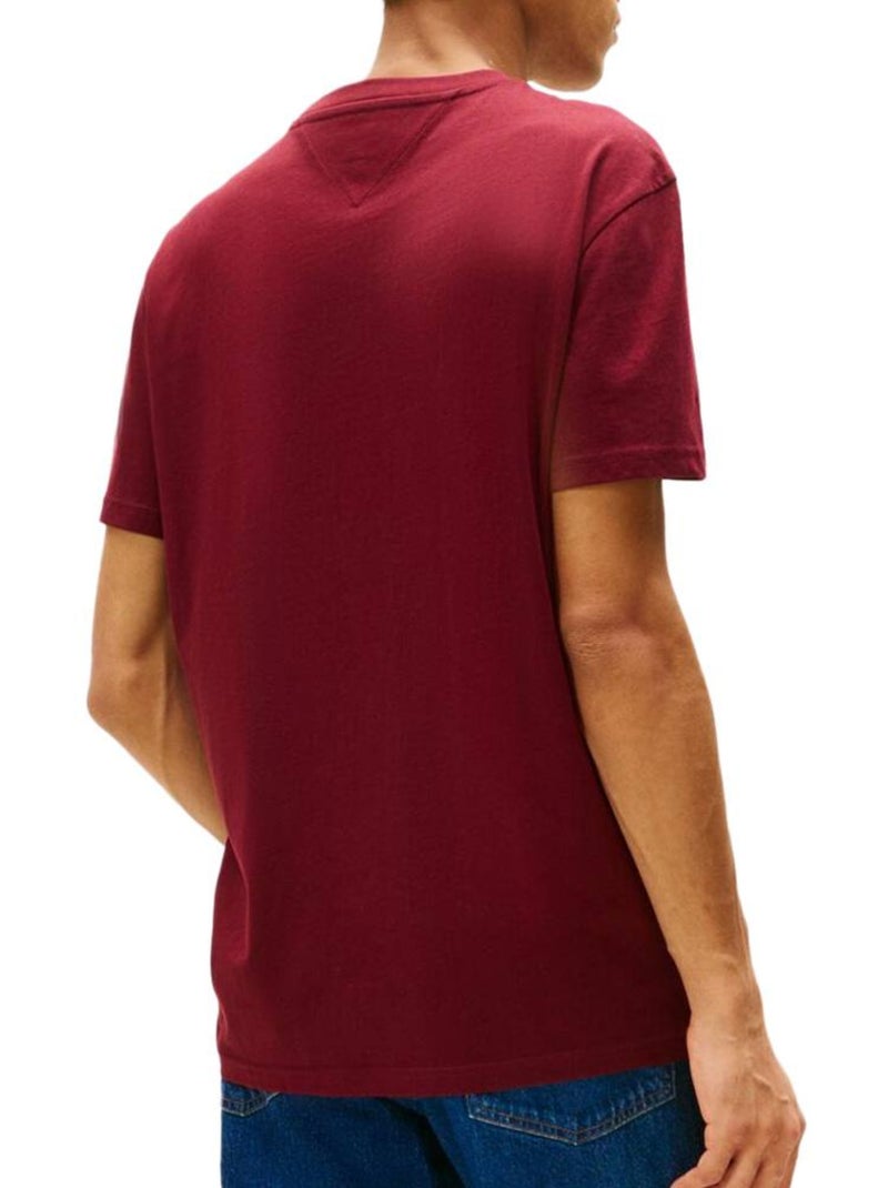 T-Shirt Uomo Tommy Hilfiger Bordeaux - Kiabi