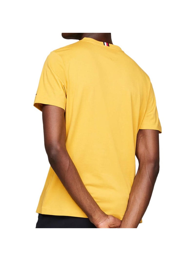 T-shirt Uomo Tommy Hilfiger Giallo - Kiabi