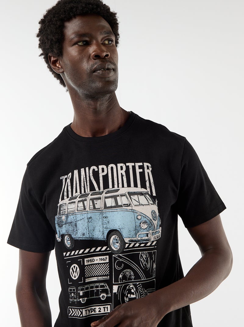 T-shirt \'Van Volkswagen\' a maniche corte Nero - Kiabi