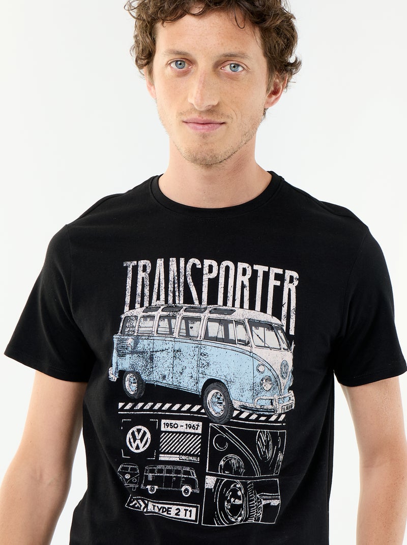 T-shirt \'Van Volkswagen\' a maniche corte Nero - Kiabi