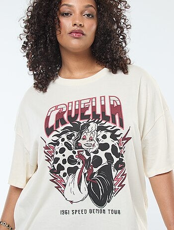 T-shirt 'Villains' 'Disney' a maniche corte