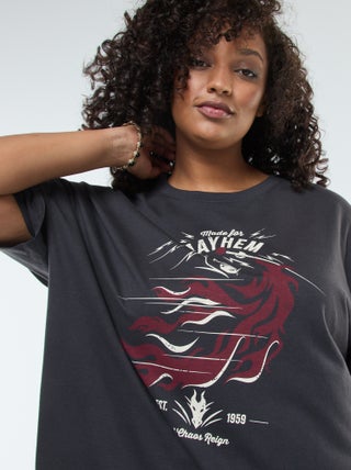 T-shirt 'Villains' 'Disney' a maniche corte