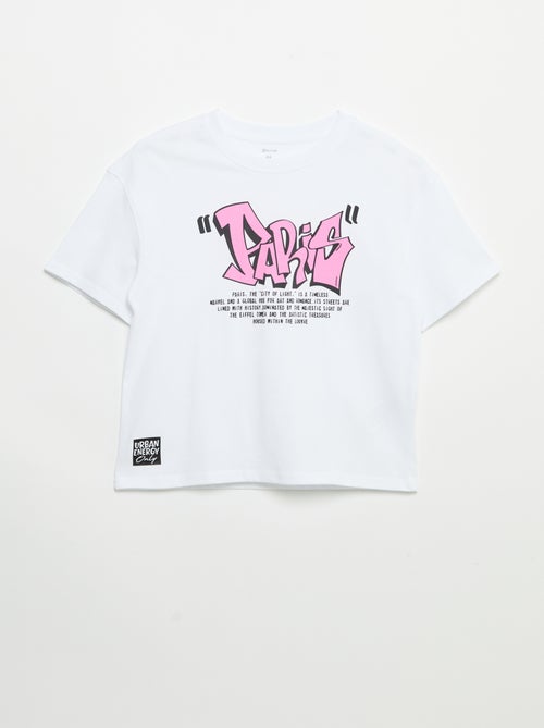 T-shirt vintage con stampa skate a maniche corte - Kiabi T-shirt vintage con stampa skate a maniche corte - Kiabi