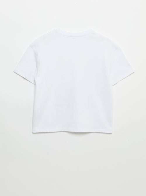 T-shirt vintage con stampa skate a maniche corte - Kiabi