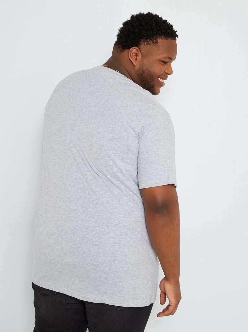 T-shirt 'Warner Bros' con scollo tondo grigio - Kiabi