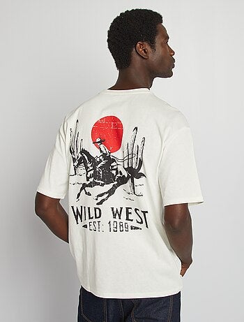 T-shirt 'Wild West' a maniche corte