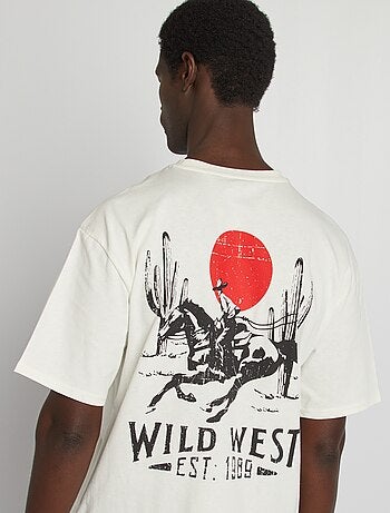 T-shirt 'Wild West' a maniche corte
