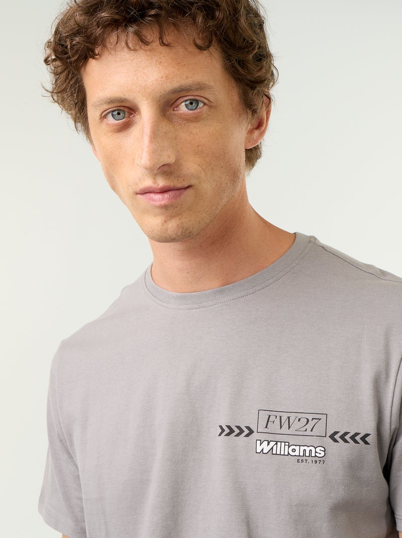 T-shirt 'Williams Racing' a maniche corte Grigio - Kiabi