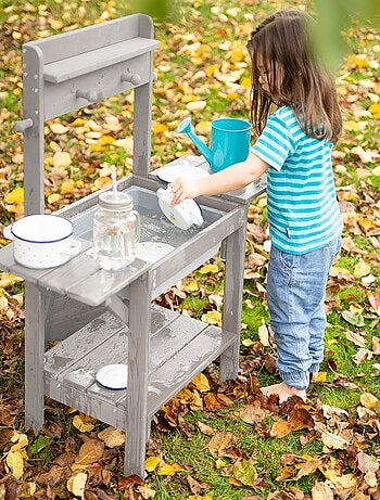 Tavolo sabbia e acqua in legno massello resistente – "Roba Outdoor Midi