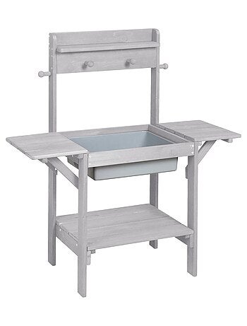 Tavolo sabbia e acqua in legno massello resistente – "Roba Outdoor Midi