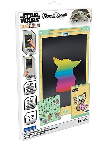 Tablet da disegno Star Wars E-ink multicolore 28 cm con stencil