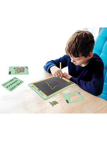 Tablet da disegno Star Wars E-ink multicolore 28 cm con stencil