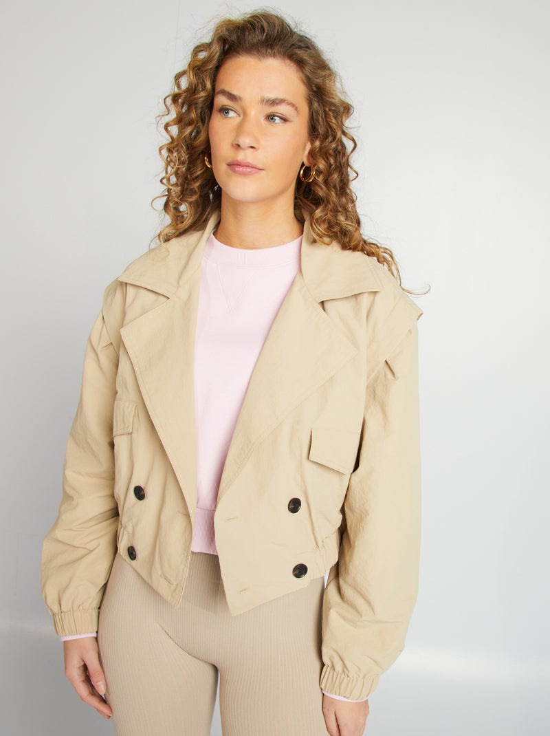 Taglio corto - taglio 'cropped' BEIGE - Kiabi