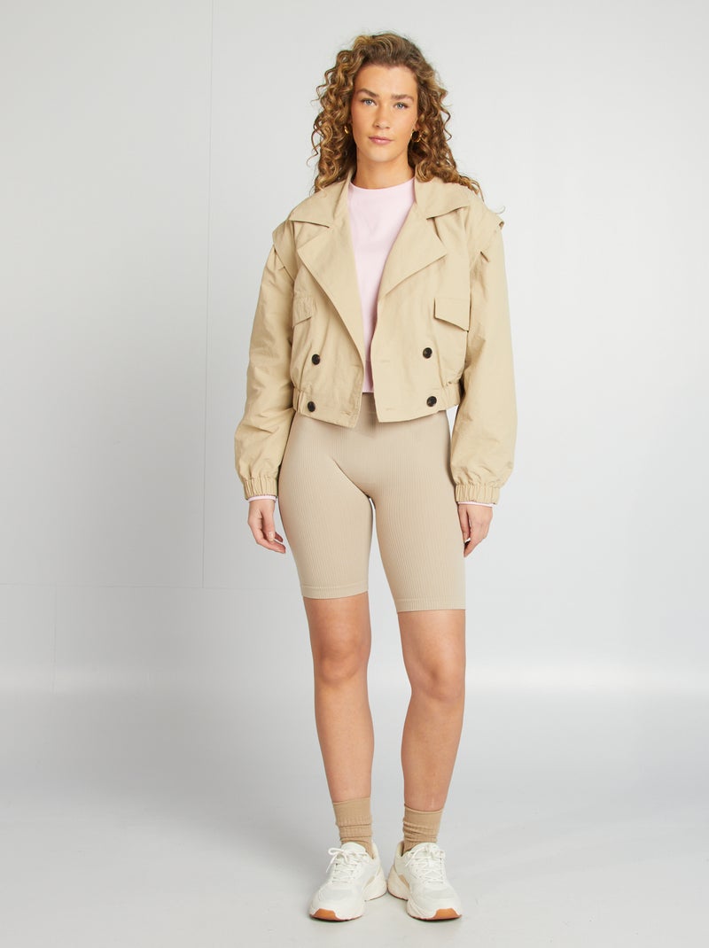 Taglio corto - taglio 'cropped' BEIGE - Kiabi