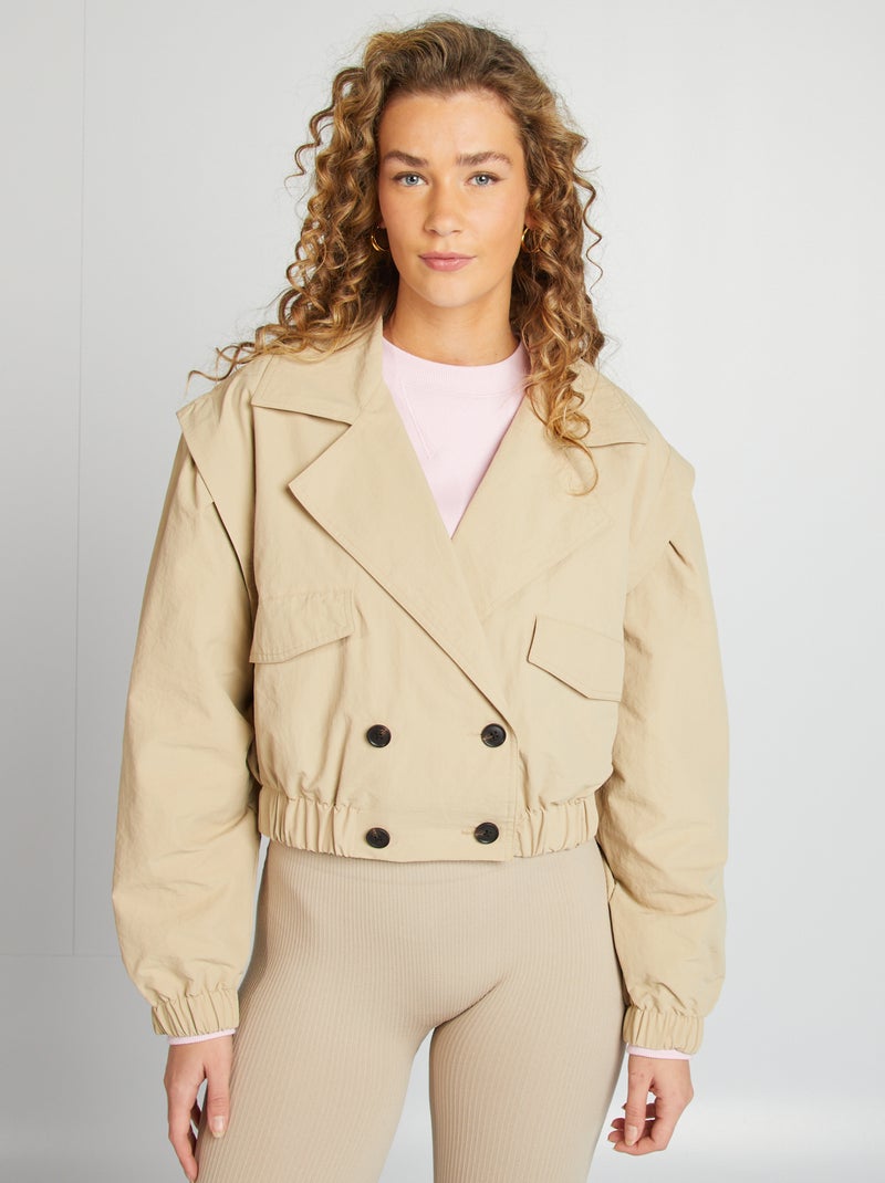 Taglio corto - taglio 'cropped' BEIGE - Kiabi