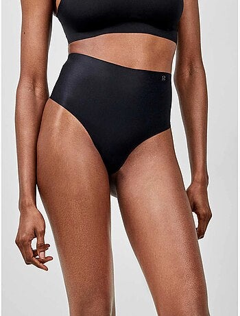 Tanga a vita alta modellante senza cuciture con effetto contenitivo