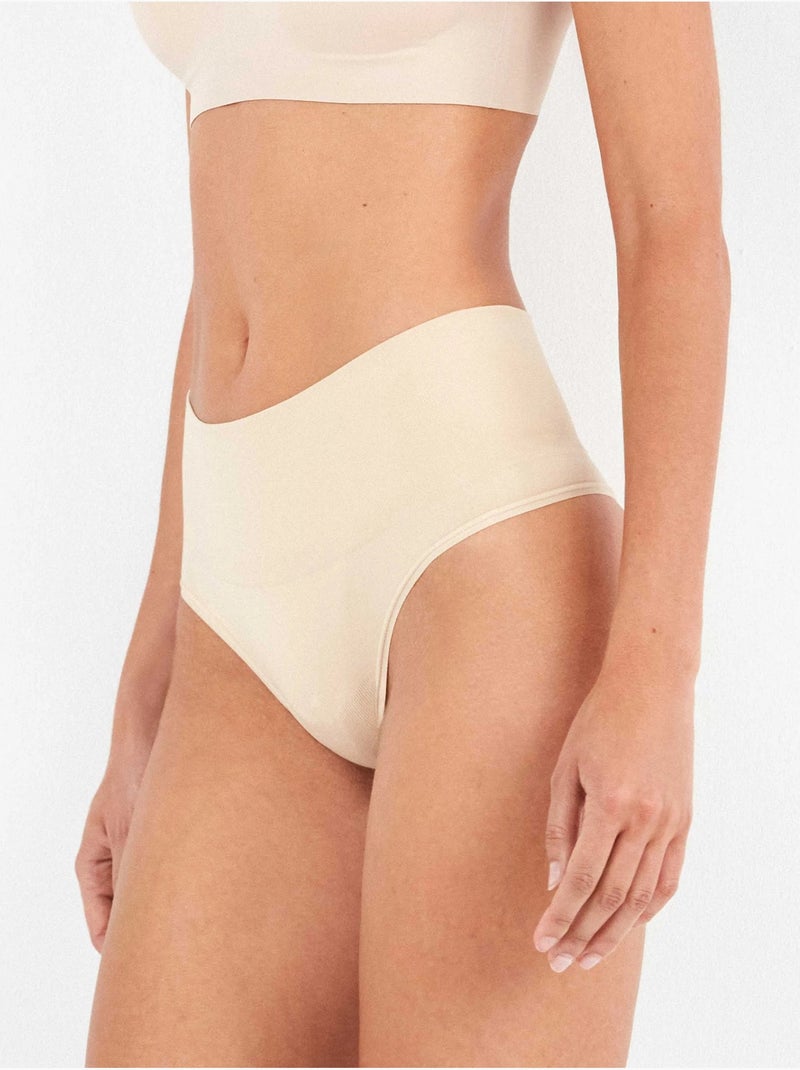 Tanga alto senza cuciture Rosa - Kiabi