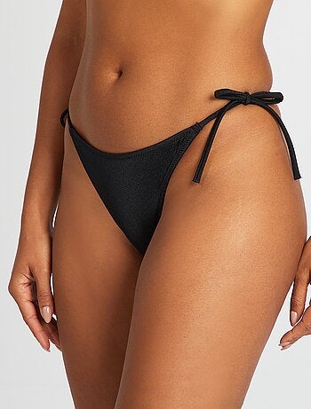 Tanga bikini effetto iridescente