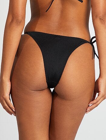 Tanga bikini effetto iridescente