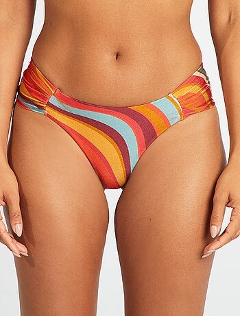 Tanga bikini stampa psichedelica