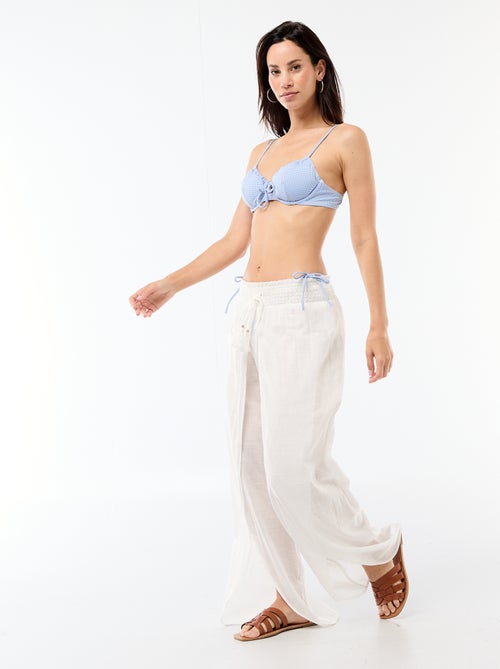 Tanga da bagno con stampa vichy - Kiabi