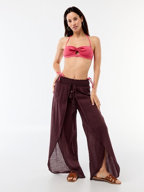 Tanga da bagno con stampa vichy - Kiabi