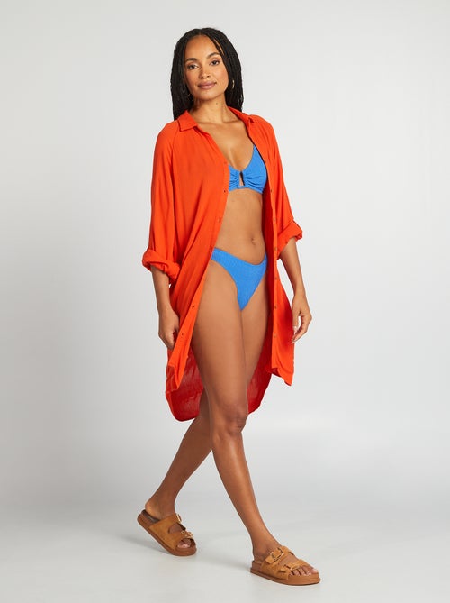 Tanga da bagno in maglia waffle - Kiabi