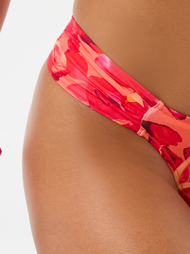 Tanga da bagno stampa floreale Arancione - Kiabi