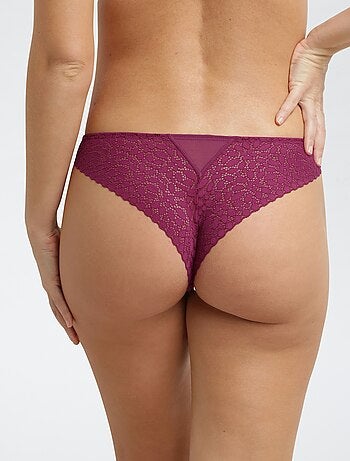 Tanga 'Dim' in pizzo