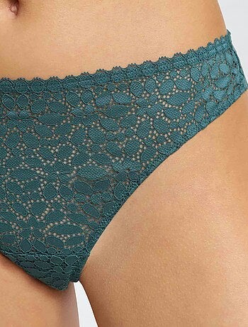Tanga 'Dim' in pizzo