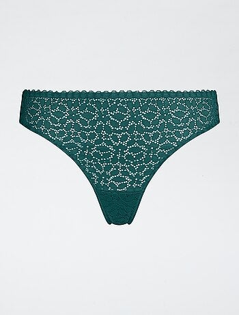 Tanga 'Dim' in pizzo
