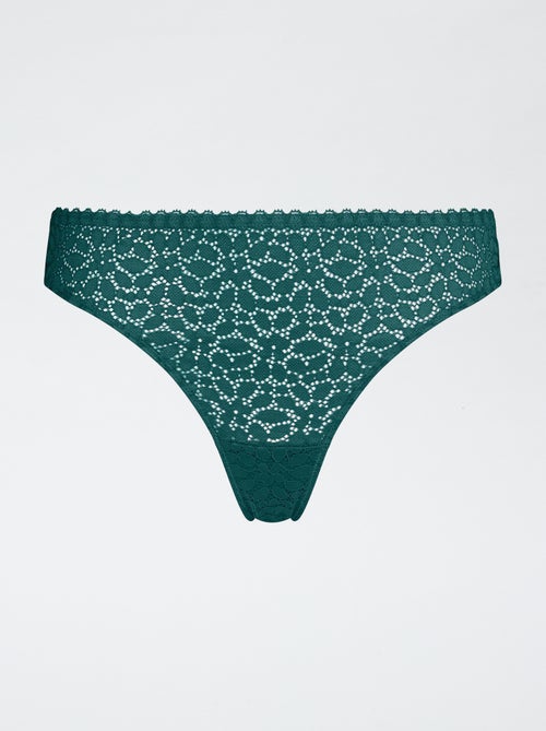 Tanga 'Dim' in pizzo - Kiabi Tanga 'Dim' in pizzo - Kiabi