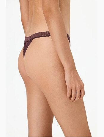 Tanga donna comoda in cotone penti