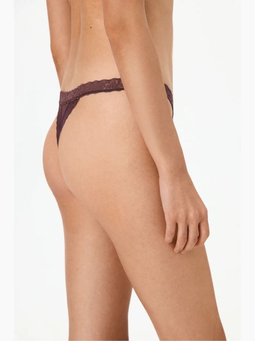 Tanga donna comoda in cotone penti - Kiabi Tanga donna comoda in cotone penti - Kiabi