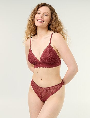 Tanga in pizzo