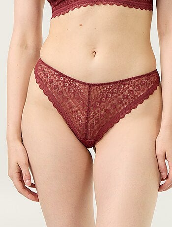 Tanga in pizzo