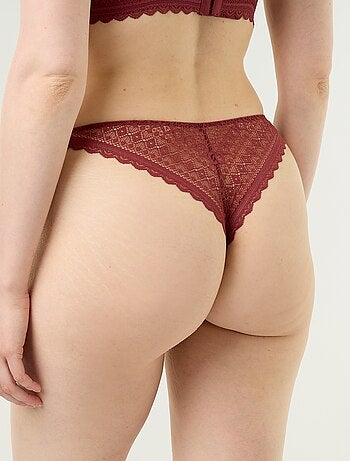 Tanga in pizzo