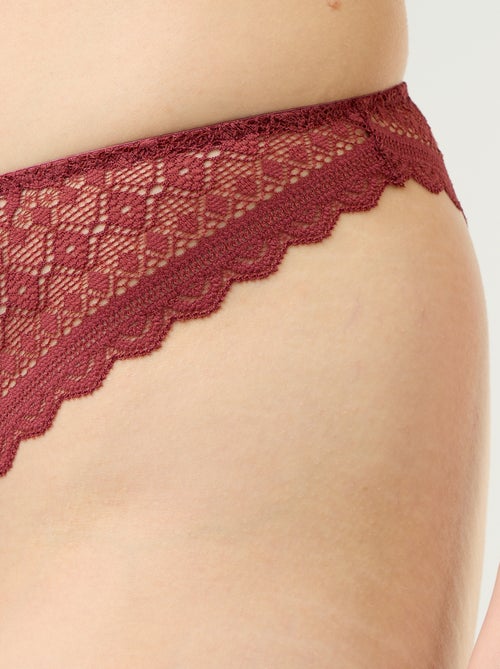 Tanga in pizzo - Kiabi