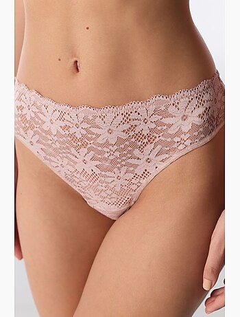 Tanga in pizzo da donna penti
