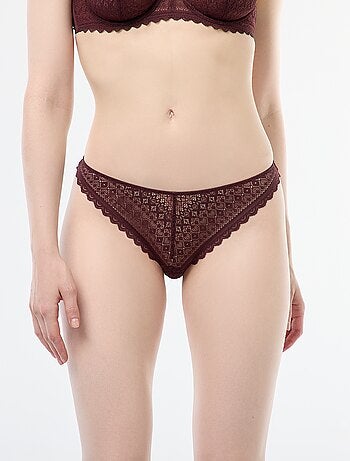 Tanga in pizzo