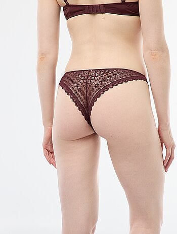 Tanga in pizzo