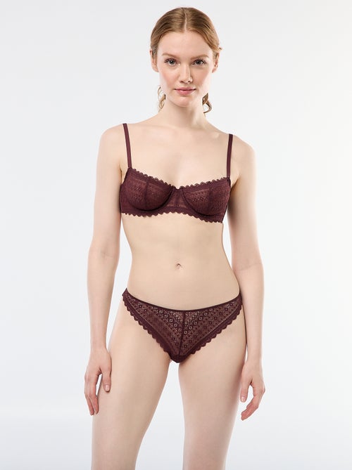 Tanga in pizzo - Kiabi