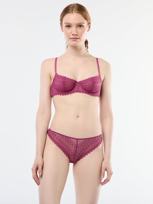 Tanga in pizzo - Kiabi