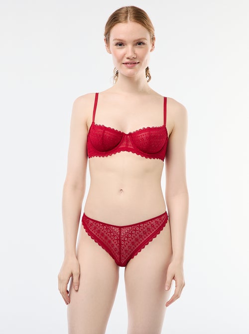 Tanga in pizzo - Kiabi