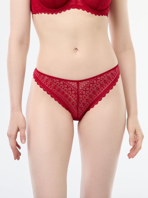 Tanga in pizzo - Kiabi