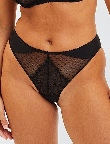 Tanga in pizzo 'Sans Complexe'