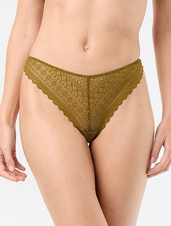Tanga in pizzo